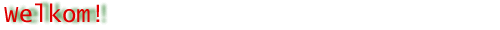 Welkom op de site!